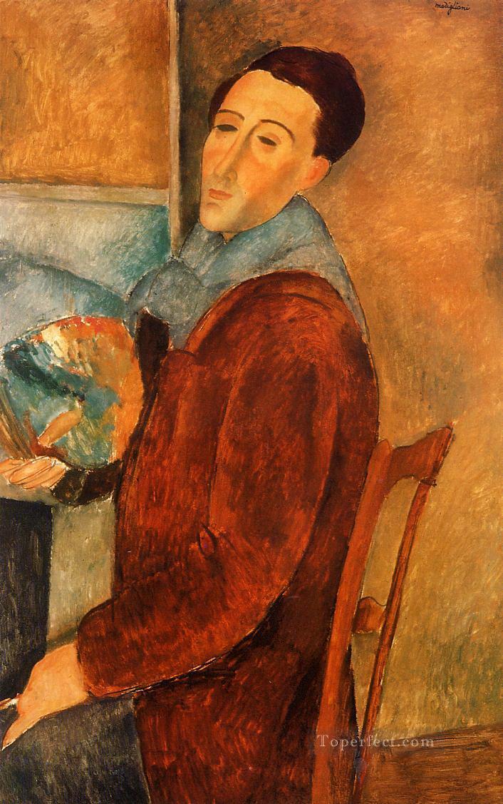 self portrait 1919 Amedeo Modigliani Oil Paintings